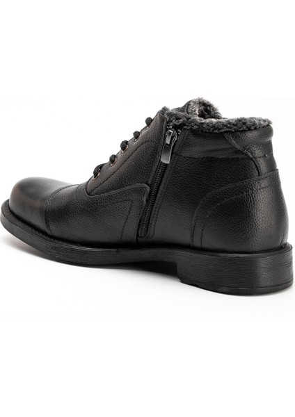 DMT27 Erkek Deri Kürklü Bağcıklı Bot indirimleri
