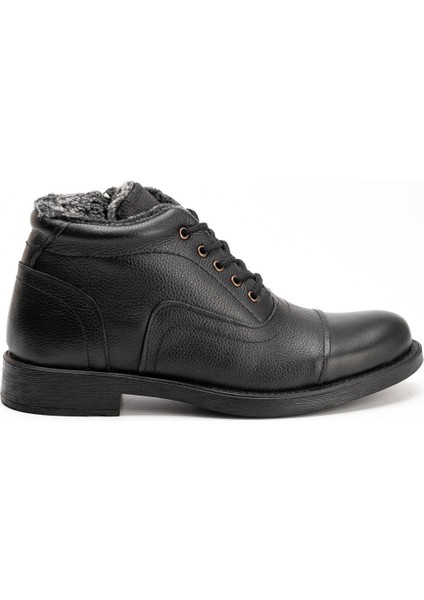 DMT27 Erkek Deri Kürklü Bağcıklı Bot