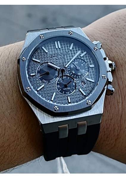 Jg Polo Club Gri Erkek Kol Saati 5 Atm Su Geçirmez Paslanmaz Çelik Makine Garantili fiyatları