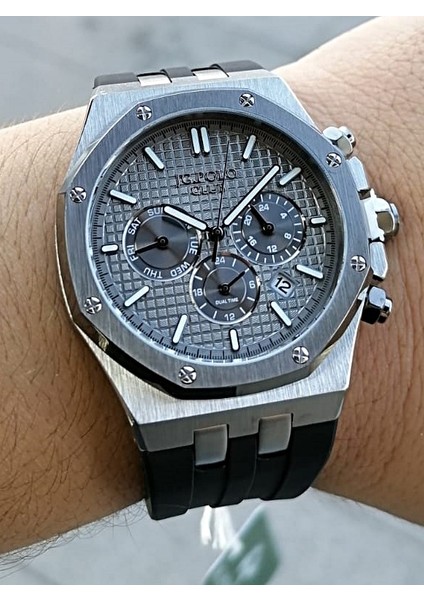 Jg Polo Club Gri Erkek Kol Saati 5 Atm Su Geçirmez Paslanmaz Çelik Makine Garantili modelleri