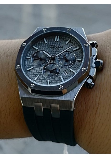 Jg Polo Club Gri Erkek Kol Saati 5 Atm Su Geçirmez Paslanmaz Çelik Makine Garantili fırsatları