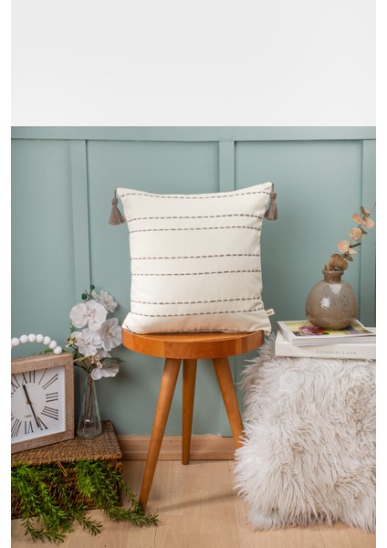 Dfn Home Story Krem Renk Kırlent 43X43