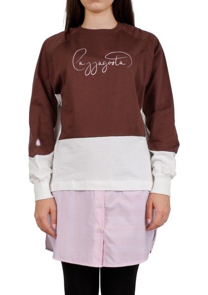 Kadın Tunik Gömlek Detaylı %100 Pamuk