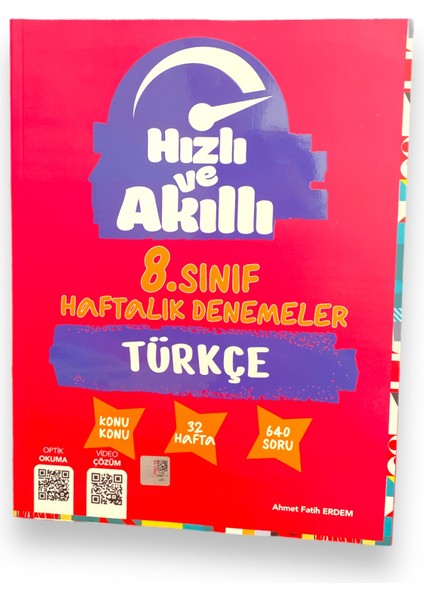 Tammat Yayınları Hızlı ve Akıllı 8. Sınıf Türkçe Haftalık Denemeler