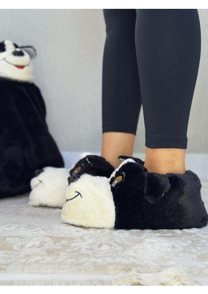 Unisex Yüksek Kalite Ses Yapmaz Taban Sevimli Köpek Panduf fırsatları