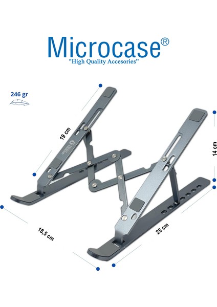 Macbook Notebook Laptop Tablet Plastik Stand Masaüstü Tutucu 9-15.6 Inch - AL3997