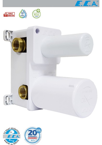 Ankastre Banyo Bataryası Sıva Altı Grubu 3 Yollu 102166301