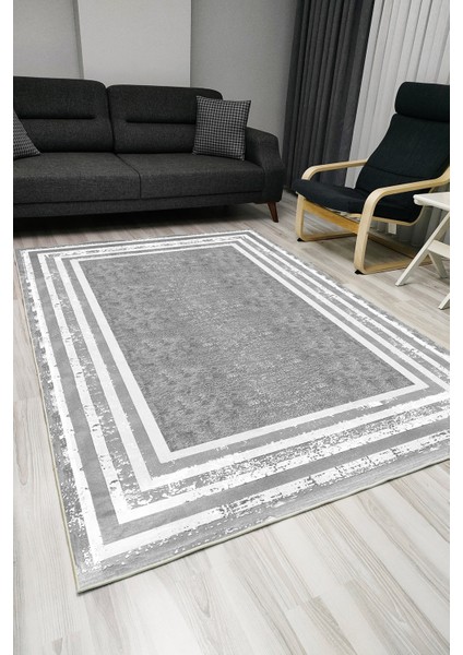 Drom Kaymaz Halı Makinede Yıkanabilir Şönil Kilim