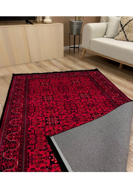 Drom Kaymaz Halı Makinede Yıkanabilir Şönil Kilim