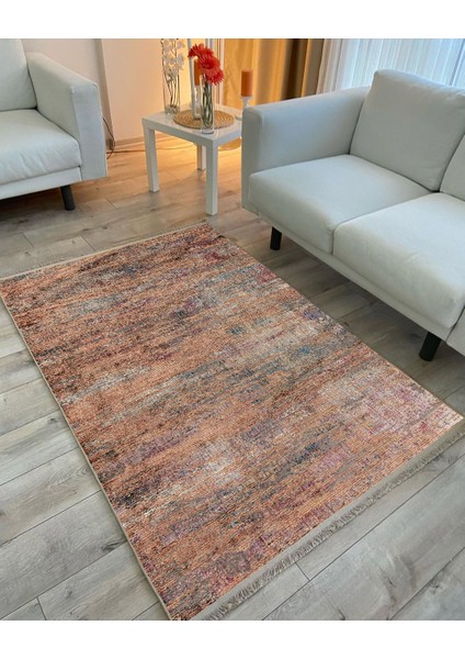 Drom Kaymaz Halı Makinede Yıkanabilir Şönil Kilim