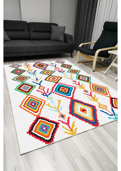 Drom Kaymaz Halı Makinede Yıkanabilir Şönil Kilim fiyatları