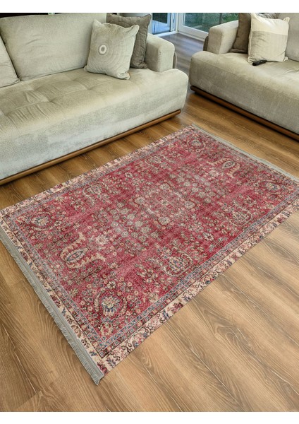 Drom Kaymaz Halı Makinede Yıkanabilir Şönil Kilim