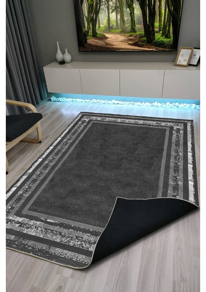 Drom Kaymaz Halı Makinede Yıkanabilir Şönil Kilim