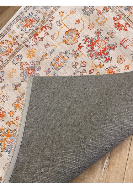 Drom Kaymaz Halı Makinede Yıkanabilir Şönil Kilim