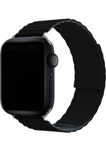 Watch 2 3 4 5 6 7 8 9 Se 38 40 41MM Uyumlu Lenient Silikon Kordon Black fiyatları