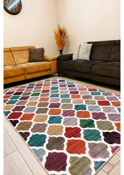 Drom Kaymaz Halı Makinede Yıkanabilir Şönil Kilim modelleri