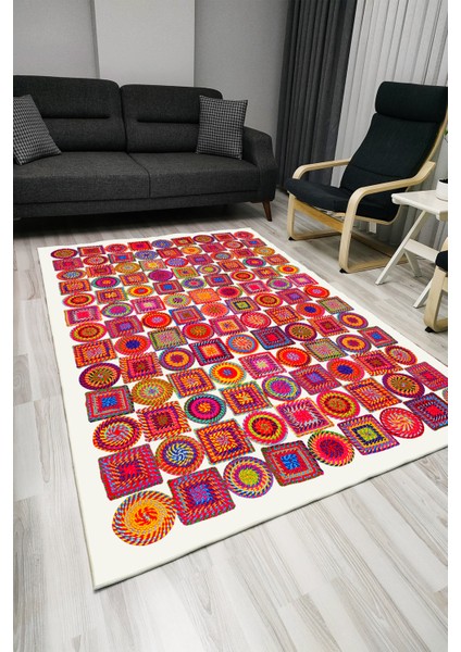 Drom Kaymaz Halı Makinede Yıkanabilir Şönil Kilim fiyatları
