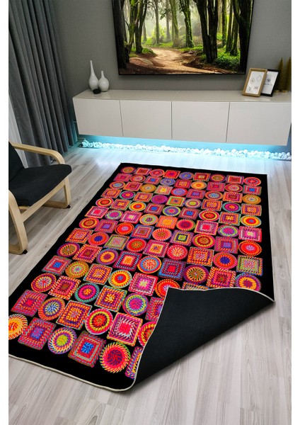 Drom Kaymaz Halı Makinede Yıkanabilir Şönil Kilim indirimleri