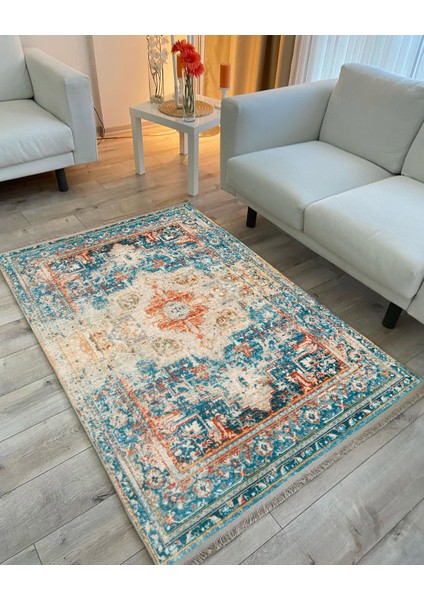 Drom Kaymaz Halı Makinede Yıkanabilir Şönil Kilim fırsatları