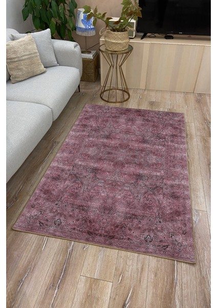 Drom Kaymaz Halı Makinede Yıkanabilir Şönil Kilim