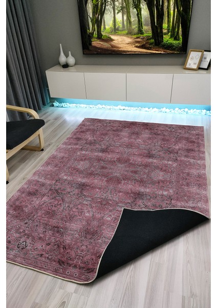 Drom Kaymaz Halı Makinede Yıkanabilir Şönil Kilim