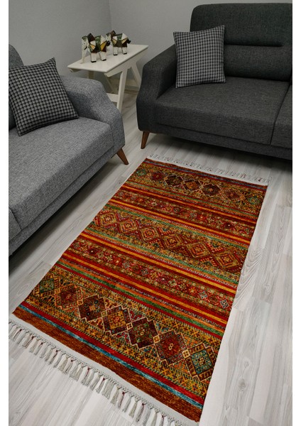 Drom Kaymaz Halı Makinede Yıkanabilir Şönil Kilim