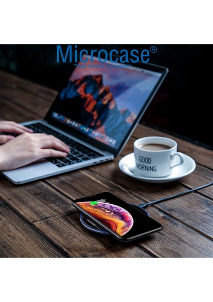 Universal 10W Wireless Kablosuz Hızlı Şarj Pedi Fast Wireless Charger Pad - AL4004