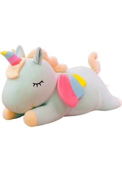 65  Cm Melek Gökkuşağı Unicorn Bebek Peluş Oyuncak Bez Bebek Bebek Uyku Yastığı (Yurt Dışından)