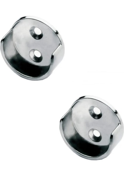 20 Adet Nobel Gökçe Dolap Askı Borusu Flanşı Krom modelleri