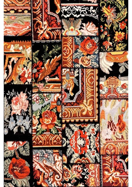 Drom Kaymaz Halı Makinede Yıkanabilir Şönil Kilim