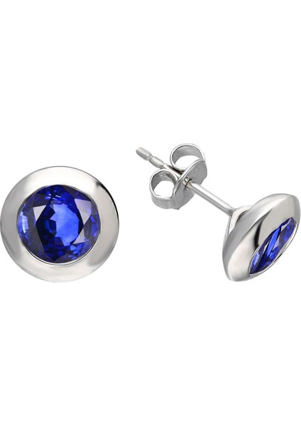 Safir Taşlı Tektaş 0444E0020 Küpe