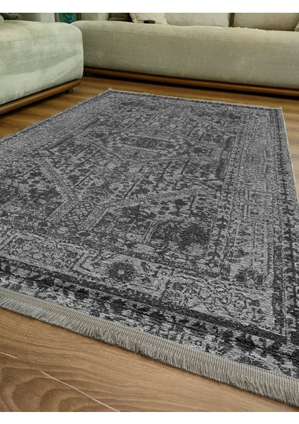 Drom Kaymaz Halı Makinede Yıkanabilir Şönil Kilim