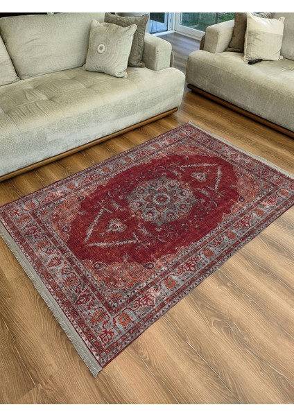 Drom Kaymaz Halı Makinede Yıkanabilir Şönil Kilim