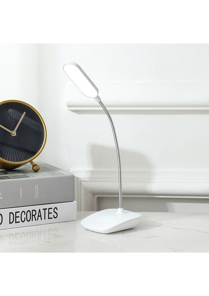 MX-8804 Usb'li Dokunmatik Düğmeli Üç Modlu Masa Lambası Var LED Profesyonel El Fenerleri Beyaz fiyatları