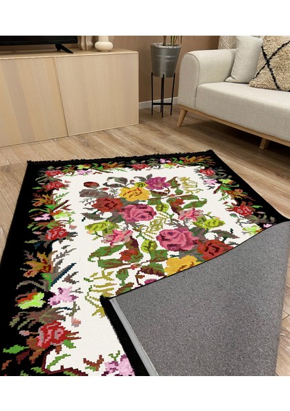 Drom Kaymaz Halı Makinede Yıkanabilir Şönil Kilim fırsatları