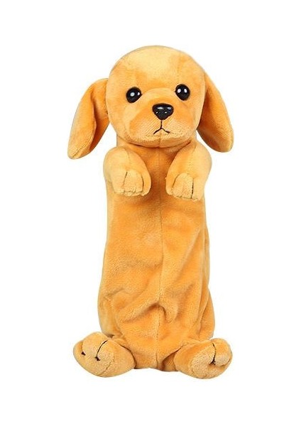 Sevimli Peluş Oyuncak Kalem Kutusu Golden Retriever (Yurt Dışından)