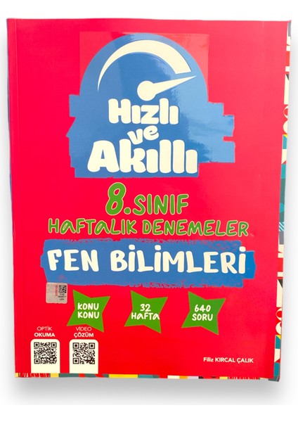 Tammat Yayınları Hızlı ve Akıllı 8. Sınıf Fen Bilimleri Haftalık Denemeler