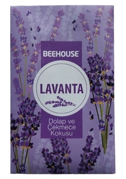 Bee House Beehouse Dolap ve Çekmece Kokusu 5'li Set - Lavanta Keseleri