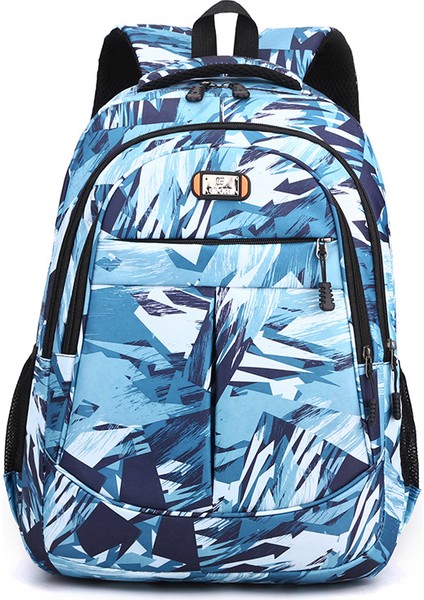 Kamuflaj Sırt Öğrenci Büyük Kapasiteli Okul Eğlence Seyahat Bilgisayar Sırt Çantası (Yurt Dışından)