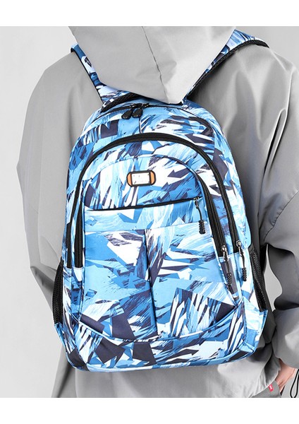 Kamuflaj Sırt Öğrenci Büyük Kapasiteli Okul Eğlence Seyahat Bilgisayar Sırt Çantası (Yurt Dışından) fiyatları