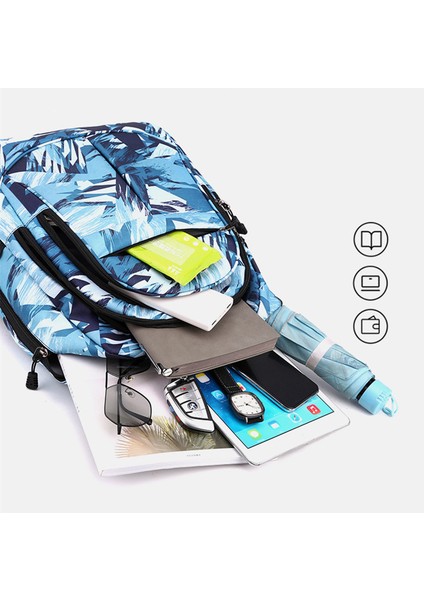 Kamuflaj Sırt Öğrenci Büyük Kapasiteli Okul Eğlence Seyahat Bilgisayar Sırt Çantası (Yurt Dışından) fırsatları