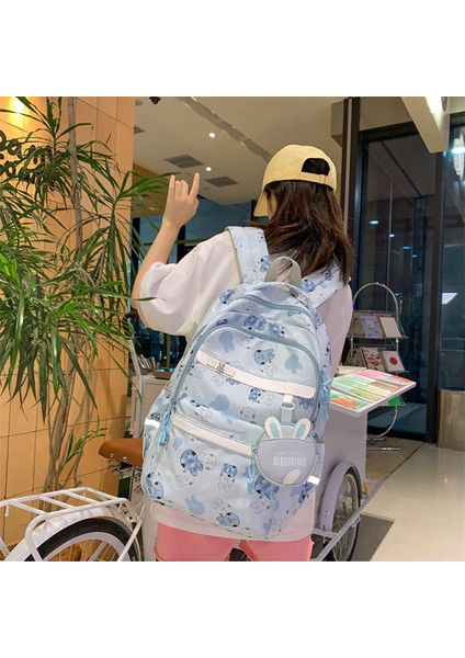 Kampüs Sırt Kore Tarzı Sevimli Tavşan Baskılı Öğrenci Okul Çantası (Yurt Dışından) fiyatları