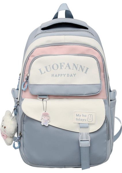 Ins Kore Tarzı Öğrenci Sırt Büyük Kapasiteli Sırt Çantası (Yurt Dışından)