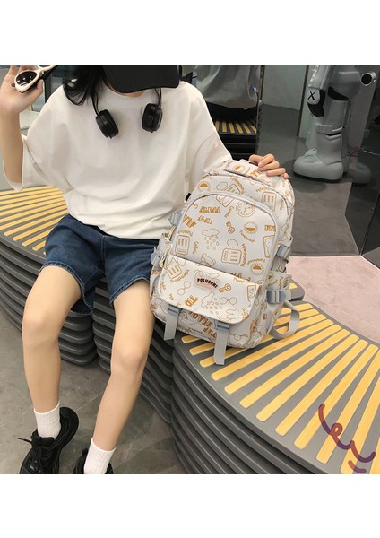 Kore Tarzı Sırt Kampüs Büyük Kapasiteli Eğlence Okul Çantası (Yurt Dışından) modelleri