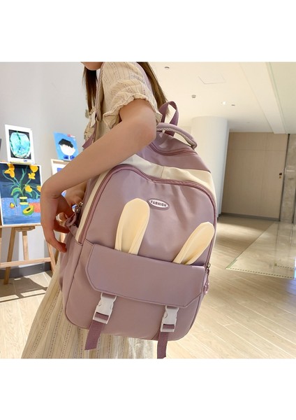 Oxford Kumaş Su Geçirmez Ortaokul Öğrencisi Okul Büyük Kapasiteli Kızlar Kore Tarzı Lise Sırt Çantası (Yurt Dışından) fiyatları