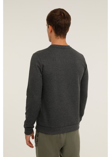 ml Aron 16SD4001 3pr Antrasıt Melanj Erkek Sweatshirt