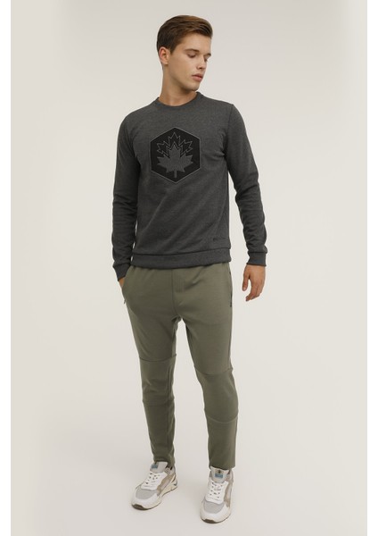 ml Aron 16SD4001 3pr Antrasıt Melanj Erkek Sweatshirt