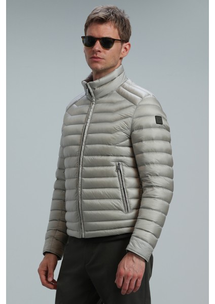 Andy Kaz Tüyü Erkek Mont Bej modelleri