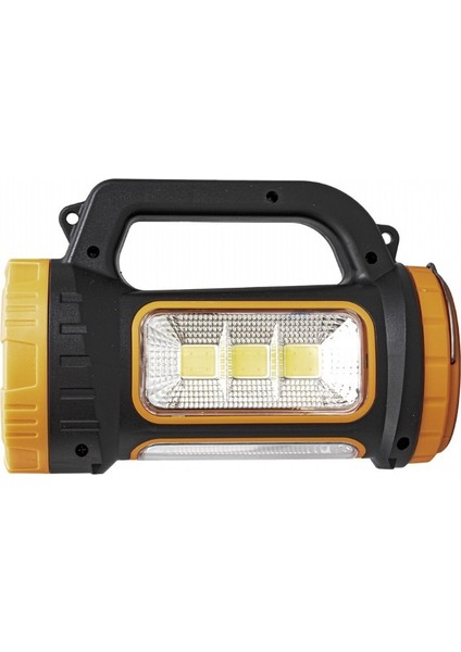 MH-818A Çok Fonksiyonlu Şarjlı Işıldak El Feneri 3W+15W Var LED Profesyonel El Fenerleri Beyaz