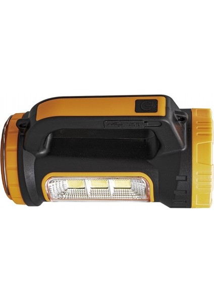 MH-818A Çok Fonksiyonlu Şarjlı Işıldak El Feneri 3W+15W Var LED Profesyonel El Fenerleri Beyaz